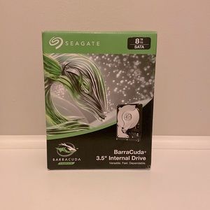 Seagate 8TB internal SATA BarraCuda 3.5 Internal Hard Drive